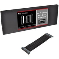 Thermaltake AC-045-CN1OTN-C1 scheda di interfaccia e adattatore Interno PCIe, Cavo di prolunga Nero, PCIe, PCIe, PCIe 3.0, Nero, Grigio, 0,3 m, -20 - 80 °C