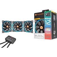 Thermaltake CL-F042-PL12SW-B sistema di raffreddamento per computer Case per computer Ventilatore 12 cm Nero, Ventola Ventilatore, 12 cm, 800 Giri/min, 1500 Giri/min, 26,4 dB, 40,6 pdc/min