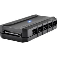 Thermaltake Commander FP Nero, Controllo ventola Nero, Molex, Nero, Plastica, 81 mm, 44 mm, 18 mm