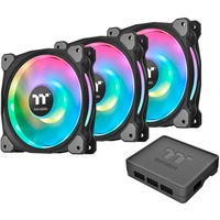 Thermaltake Riing Duo 12 RGB Premium Edition Case per computer Ventilatore 12 cm Nero Nero, Ventilatore, 12 cm, 500 Giri/min, 1500 Giri/min, 23,9 dB, 42,45 pdc/min