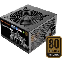 Thermaltake W0393RE alimentatore per computer 630 W 20+4 pin ATX ATX Nero Nero, 630 W, 100 - 240 V, 700 W, 50 - 60 Hz, 10 A, Attivo, Vendita al dettaglio
