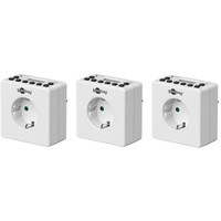 goobay 55542 presa intelligente 3600 W Bianco, Timer bianco, Cablato, Interno, Bianco, IP20, CE, WEEE, GS: TÜV Süd, 3600 W