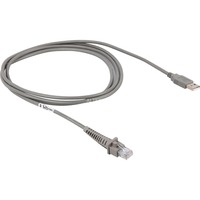 Datalogic Data Transfer Cable cavo USB 2 m USB A Grigio grigio, 2 m, USB A, Maschio/Maschio, Grigio