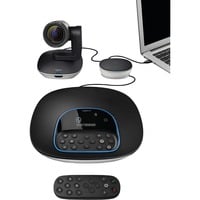 Logitech Group sistema di conferenza Sistema di videoconferenza di gruppo Nero/Argento, Sistema di videoconferenza di gruppo, Full HD, 30 fps, 90°, 10x, Nero, Grigio