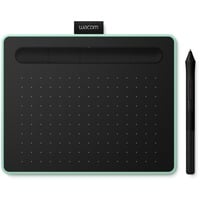 Wacom Intuos S tavoletta grafica Nero, Verde 2540 lpi (linee per pollice) 152 x 95 mm USB/Bluetooth verde chiaro/Nero, Con cavo e senza cavo, 2540 lpi (linee per pollice), 152 x 95 mm, USB/Bluetooth, 7 mm, Penna
