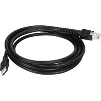 Zebra CBA-U46-S07ZAR lettero codici a barre e accessori, Cavo grigio, Nero, USB A, 2 m, LI36X8