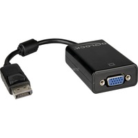 DeLOCK 61848 cavo e adattatore video 0,125 m VGA (D-Sub) DisplayPort Nero Nero, 0,125 m, VGA (D-Sub), DisplayPort, Maschio, Femmina, Nero