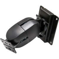 Ergotron 100 Series Double Pivot 61 cm (24"), Montaggio a parete Nero, 61 cm (24"), 10,4 kg, 75 x 75 mm, 100 x 100 mm, 0 - 180°, Metallo