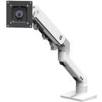 Ergotron HX Series 45-475-216 supporto da tavolo per Tv a schermo piatto 124,5 cm (49") Bianco Scrivania, Base per monitor bianco, Morsa, 19 kg, 124,5 cm (49"), 400 x 400 mm, Regolazione altezza, Bianco