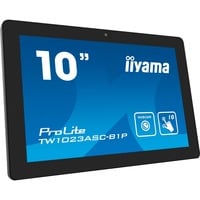 iiyama ProLite TW1023ASC-B1P Monitor PC 25,6 cm (10.1") 1280 x 800 Pixel WXGA LED Touch screen Multi utente Nero Nero, 25,6 cm (10.1"), 1280 x 800 Pixel, WXGA, LED, 25 ms, Nero