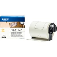 Brother DK-11247 nastro per etichettatrice Nero su bianco Nero su bianco, 180 pz, DK, Nero, Bianco, Termica diretta, Brother