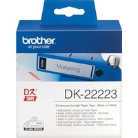 Brother DK-22223 etichetta per stampante Bianco Bianco, DK, 50 mm x 30.48m, 1 pz