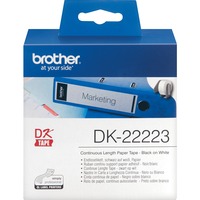 Brother DK-22223 etichetta per stampante Bianco, Nastro di scrittura Bianco, DK, 50 mm x 30.48m, 1 pz
