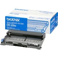 Brother DR-2000 tamburo per stampante Originale 1 pz Originale, Brother, Brother DCP-7010 / DCP-7010L / FAX-2820 / HL-2030 / FAX-2920 / DCP-7025 / HL-2040 / HL-2070N /..., 1 pz, 12000 pagine, Stampa laser, Vendita al dettaglio