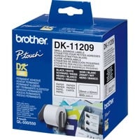 Brother Etichette per indirizzi grandi, Nastro di scrittura Nero su bianco, 800 pz, DK, Bianco, Termica diretta, Brother