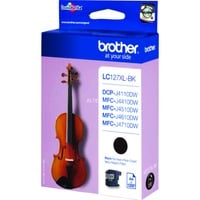 Brother LC127XLBK cartuccia d'inchiostro 1 pz Originale Resa extra elevata (super) Nero Resa extra elevata (super), Nero, Inchiostro a base di pigmento, 1 pz, 1200 pagine, Confezione singola