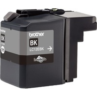 Brother LC12EBK cartuccia d'inchiostro 1 pz Originale Nero Nero, 1 pz, 2400 pagine, Confezione singola