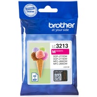 Brother LC3213M cartuccia d'inchiostro 1 pz Originale Magenta Magenta, 1 pz, 400 pagine, Confezione singola
