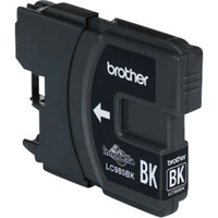 Brother LC980BK cartuccia d'inchiostro 1 pz Originale Nero Nero, 1 pz, 300 pagine, Confezione singola, Vendita al dettaglio