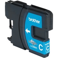 Brother LC980C cartuccia d'inchiostro 1 pz Originale Ciano Ciano, 1 pz, 260 pagine, Confezione singola, Vendita al dettaglio