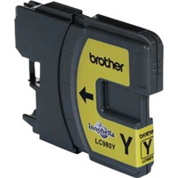 Brother LC980Y cartuccia d'inchiostro 1 pz Originale Giallo Giallo, 1 pz, 260 pagine, Confezione singola, Vendita al dettaglio