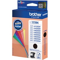 Brother LC-223BK cartuccia d'inchiostro 1 pz Originale Nero Nero, 1 pz, 550 pagine, Confezione singola