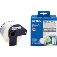Brother Nastro di carta rimovibile bianco, Nastro di scrittura bianco, Nero su bianco, DK, Bianco, Termica diretta, Brother, Brother QL1050, QL1060N, QL500, QL500A, QL550, QL560, QL560VP, QL570, QL580N, QL650TD, QL700,...