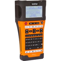 Brother PT-E500VP stampante per etichette (CD) Trasferimento termico 180 x 180 DPI 30 mm/s Cablato TZe QWERTY arancione /Nero, QWERTY, TZe, Trasferimento termico, 180 x 180 DPI, 30 mm/s, Cablato