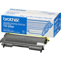 Brother TN-2000 cartuccia toner 1 pz Originale Nero 2500 pagine, Nero, 1 pz, Vendita al dettaglio