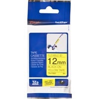 Brother TZEFX631 nastro per etichettatrice TZ TZ, Giallo, Trasferimento termico, Carta, 8 m, 1 pz