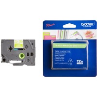 Brother TZEMQG35 TZ nastro per etichettatrice, Nastro di scrittura TZ, Bianco, 5 m, 1,2 cm