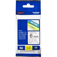 Brother TZE-111 nastro per etichettatrice Nero trasparente, Nastro di scrittura Nero trasparente, TZe, Trasparente, Termica diretta, Cina, Brother