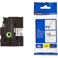 Brother TZE-FX241 nastro per etichettatrice Nero su bianco TZ, Nastro di scrittura Nero su bianco, TZ, Bianco, Trasferimento termico, Carta, Filippine