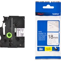Brother TZE-SE4 nastro per etichettatrice TZ, Nastro di scrittura TZ, 8 m, 1 pz, Blister, 1,8 cm