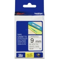 Brother TZe-221 nastro per etichettatrice Nero su bianco, Nastro di scrittura bianco, Nero su bianco, TZe, Ad inchiostro, 9 mm, 8 m, 1 pz, Vendita al dettaglio