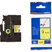 Brother TZe-FX621 nastro per etichettatrice Nero su giallo, Nastro di scrittura Nero su giallo, TZe, Brother, 9 mm, 8 m, 1 pz