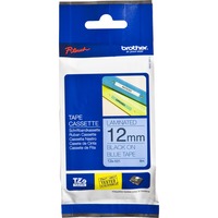 Brother Tape TZE531 nastro per etichettatrice TZ, Nastro di scrittura TZ, Blu, 8 m, 1,2 cm