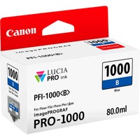 Canon Cartuccia d'inchiostro blu PFI-1000B blu, Inchiostro a base di pigmento, 80 ml