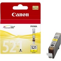 Canon Cartuccia d'inchiostro giallo CLI-521Y Inchiostro a base di pigmento, 1 pz, Vendita al dettaglio