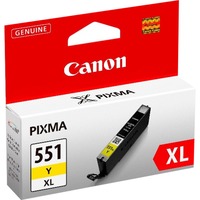 Canon Cartuccia d'inchiostro giallo a resa elevata CLI-551Y XL Resa elevata (XL), Inchiostro a base di pigmento, 1 pz, Vendita al dettaglio