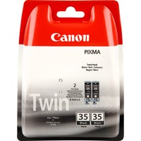 Canon Cartuccia d'inchiostro nero PGI-35BK (confezione doppia) Inchiostro a base di pigmento, 2 pz, Confezione multipla