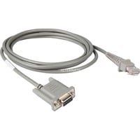 Datalogic 90G000008 lettero codici a barre e accessori, Cavo grigio, Grigio, RS-232, RJ-45, Maschio/Maschio, 1,8 m