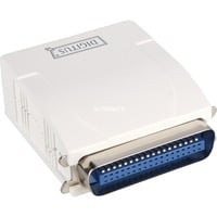 Digitus Print Server Fast Ethernet , parallelo, Server di stampa bianco, parallelo, Bianco, LAN, status, Taiwan, LAN Ethernet, IEEE 802.3, IEEE 802.3u, 10,100 Mbit/s