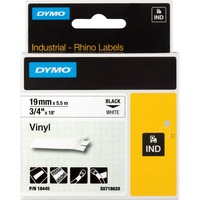Dymo 19mm RHINO Coloured Vinyl nastro per etichettatrice D1, Nastro di scrittura D1, Bianco, Vinile, Belgio, 5,5 m, 1 pz