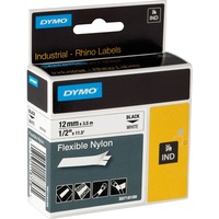 Dymo IND Nylon flessibile - 12mm x 3.5m BW, Nastro di scrittura Nero su bianco, Nylon, 3,5 m, Scatola, 1,2 cm