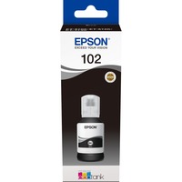 Epson 102 EcoTank flacone inchiostro nero Originale, Nero, Epson, - EcoTank ET-4750 - EcoTank ET-3750 - EcoTank ET-3700 - EcoTank ET-2750 - EcoTank ET-2700, 127 ml, Stampa inkjet