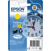 Epson Alarm clock Cartuccia Sveglia Giallo Inchiostri DURABrite Ultra 27XL Resa elevata (XL), Inchiostro a base di pigmento, 10,4 ml, 1100 pagine, 1 pz