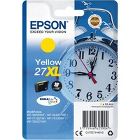 Epson Alarm clock Cartuccia Sveglia Giallo Inchiostri DURABrite Ultra 27XL, Inchiostro Resa elevata (XL), Inchiostro a base di pigmento, 10,4 ml, 1100 pagine, 1 pz