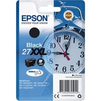 Epson Alarm clock Singlepack Black 27XXL DURABrite Ultra Ink, Inchiostro Resa extra elevata (super), Nero, Inchiostro a base di pigmento, 34,1 ml, 1 pz, 2200 pagine