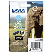 Epson Elephant Cartuccia Ciano chiaro XL, Inchiostro Resa elevata (XL), Inchiostro a base di pigmento, 9,8 ml, 740 pagine, 1 pz